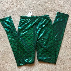 NWT Mermaid Leggings One size